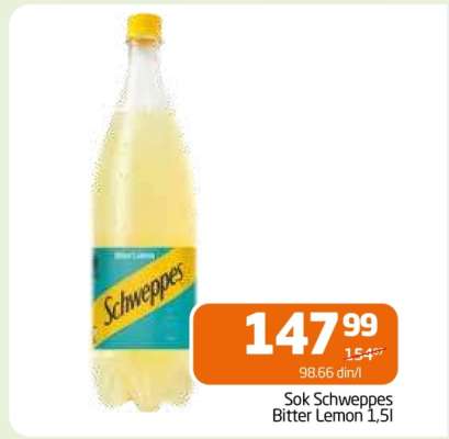 Sok Schweppes Bitter Lemon 1,5l