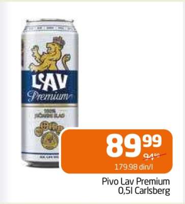 Pivo Lav Premium 0,5l Carlsberg