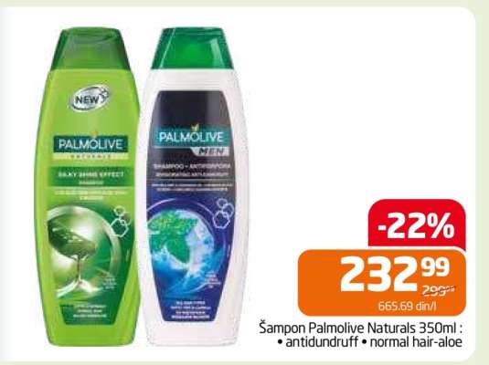 Šampon Palmolive Naturals 350ml