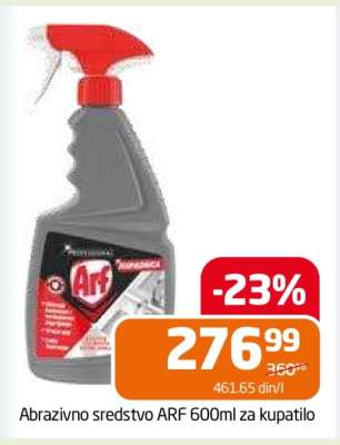 Abrazivno sredstvo ARF 600ml za kupatilo