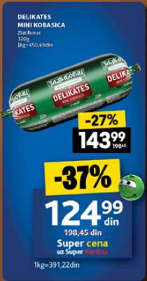 DELIKATES MINI KOBASICA