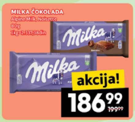 MILKA ČOKOLADA