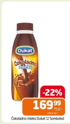 Čokoladno mleko Dukat 1l Somboled