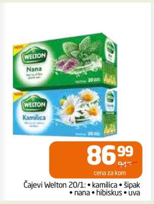 Čajevi Welton 20/1