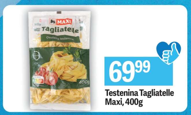 Testenina Tagliatelle Maxi 400g