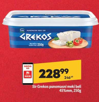 Sir Grekos punomasni meki beli