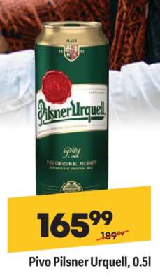 Pivo Pilsner Urquell, 0.5l
