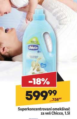 Superkoncentrovani omekšivač za veš Chicco, 1.5l