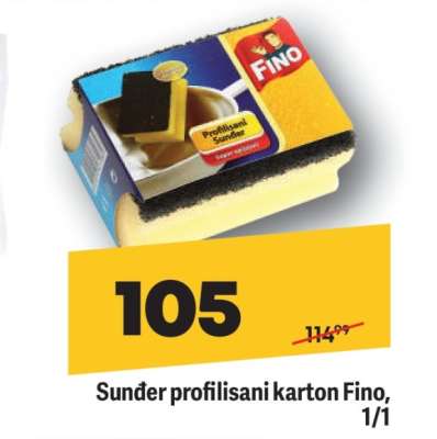 Sunđer profilisani karton Fino, 1/1