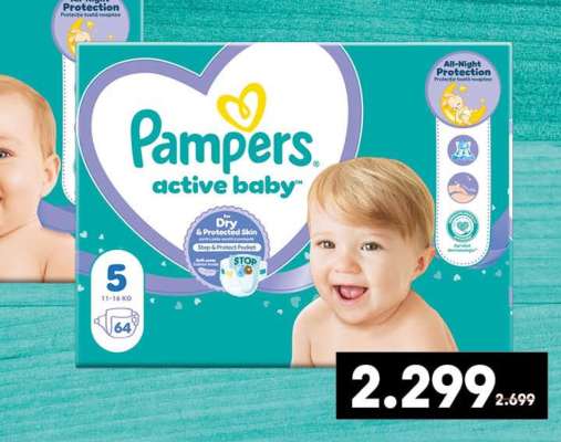 Pampers active baby