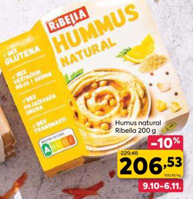 Humus natural Ribella 200 g