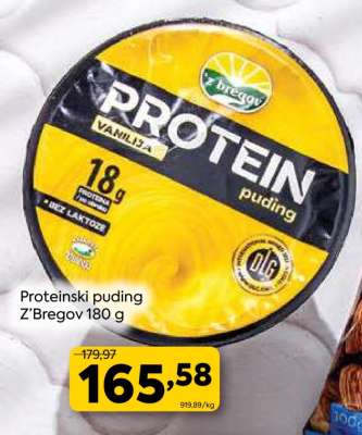 Proteinski puding Z'Bregov 180 g