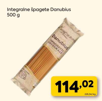 INTEGRALNE ŠPAGETE DANUBIUS
