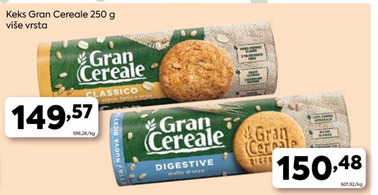 Keks Gran Cereale 250 g