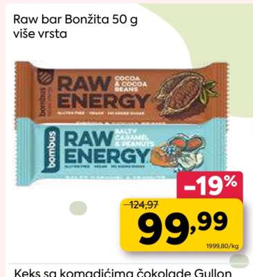 Raw bar Bonžita 50 g