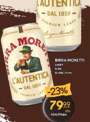 birra moretti