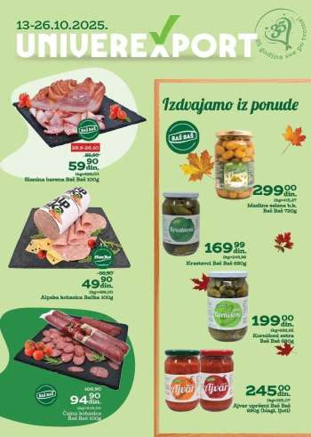 Univerexport katalog - 13.10.2025 - 26.10.2025.