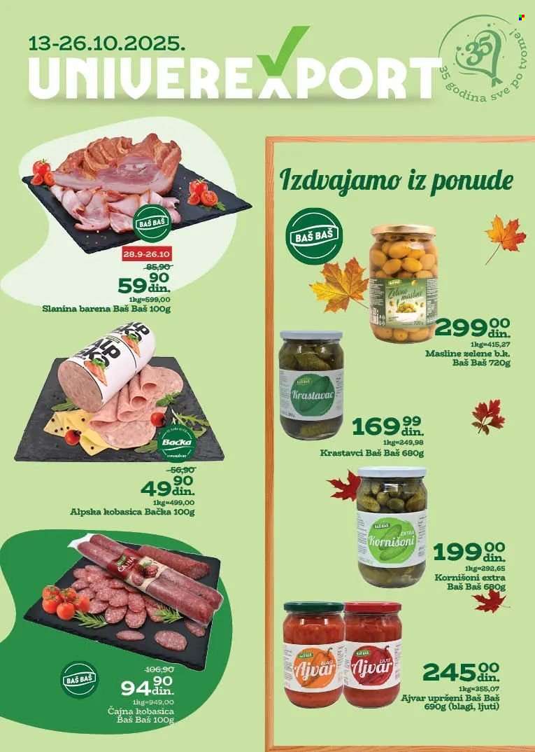Univerexport katalog - 13.10.2025 - 26.10.2025.