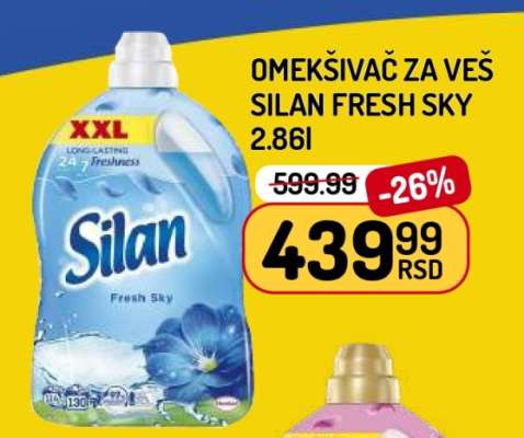 Omekšivač za veš Silan Fresh Sky 2.86l
