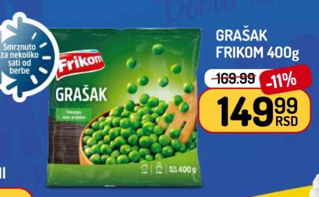 Grašak Frikom 400g