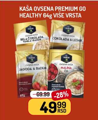 Kaša Ovsena Premium Go Healthy 64g