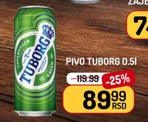 PIVO TUBORG 0,5l