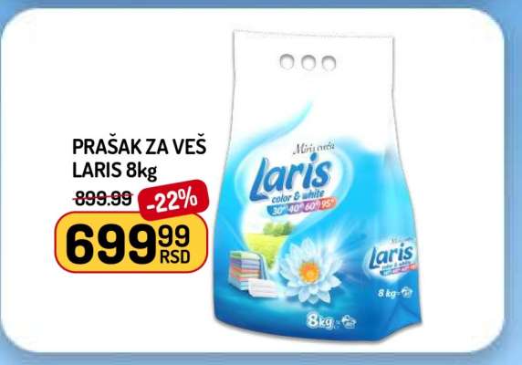 PRASAK ZA VEŠ LARIS 8kg