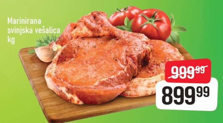 Marinirana svinjska vešalica kg