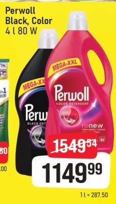 Perwoll Black, Color 4 l 80 W