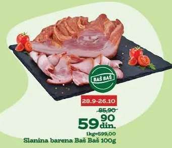 Slanina barena Baš Baš 100g