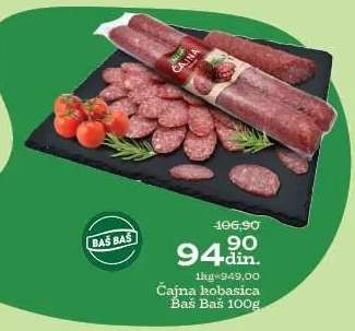 Čajna kobasica Baš Baš 100g