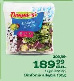 Sinfonia allegra 150g