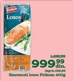 Smrznuti losos Frikom 400g