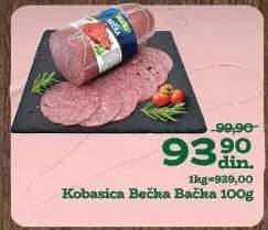 Kobasica Bečka Bačka 100g