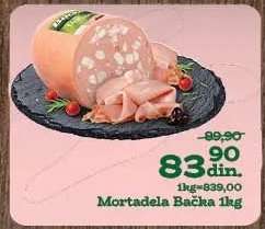 Mortadela Bačka 1kg
