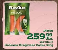 Kobasica Kraljevska Bačka 320g