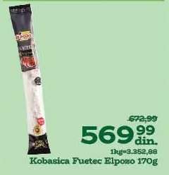 Kobasica Fuetec Elpozo 170g