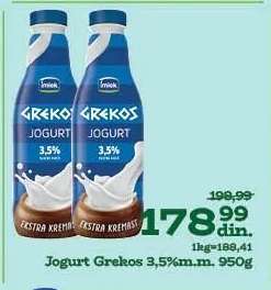 Jogurt Grekos 3,5% m.m. 950g