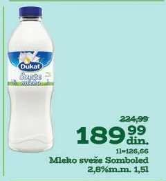 Mleko sveže Somboled