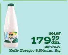 Kefir Zbregov 3,5% m.m. 1kg