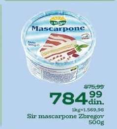 Sir mascarpone Zbregov