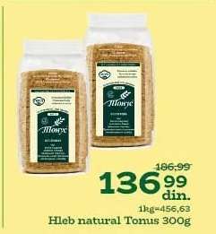 Hleb natural Tonus 300g