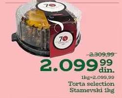 Torta selection Stamevski 1kg