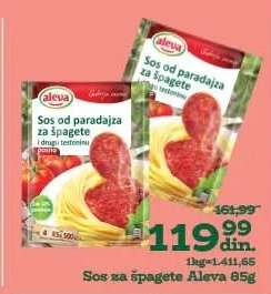 Sos za špagete Aleva 85g
