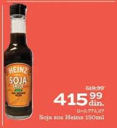 Soja sos Heinz 150ml