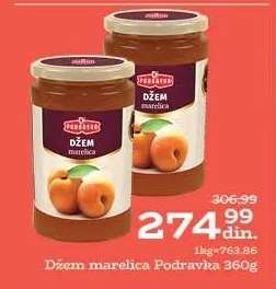 Džem marelica Podravka 360g