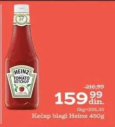 Kečap blagi Heinz 450g