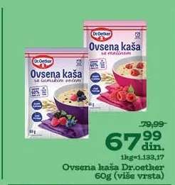 OVSENA KAŠA Dr. Oetker