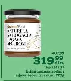 Naturela sa rogačem i agava šećerom