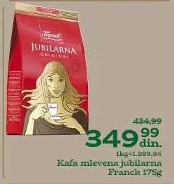 Kafa mlevena jubilarna Franck 175g